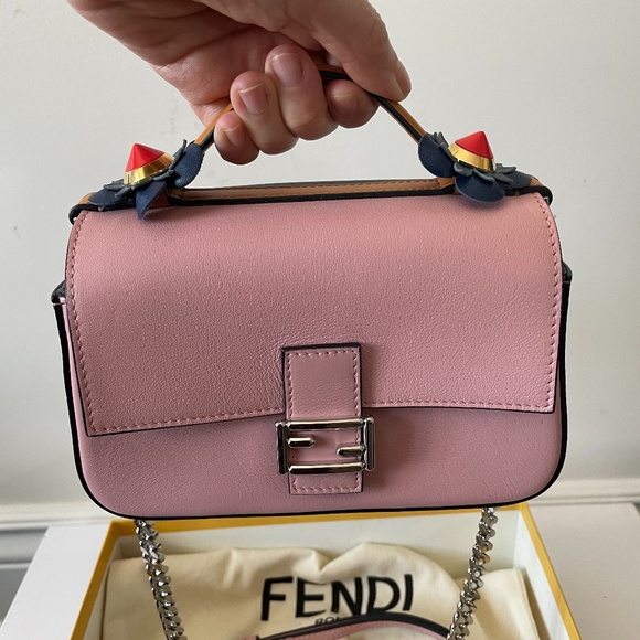 SOLD Fendi Flowerland Double Baguette Bag Micro - Picture 12 of 13